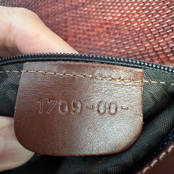 Bally in Rich Brown Woven Shoulder Bag Late 90s/ Early 20s - Picture 8 of 16